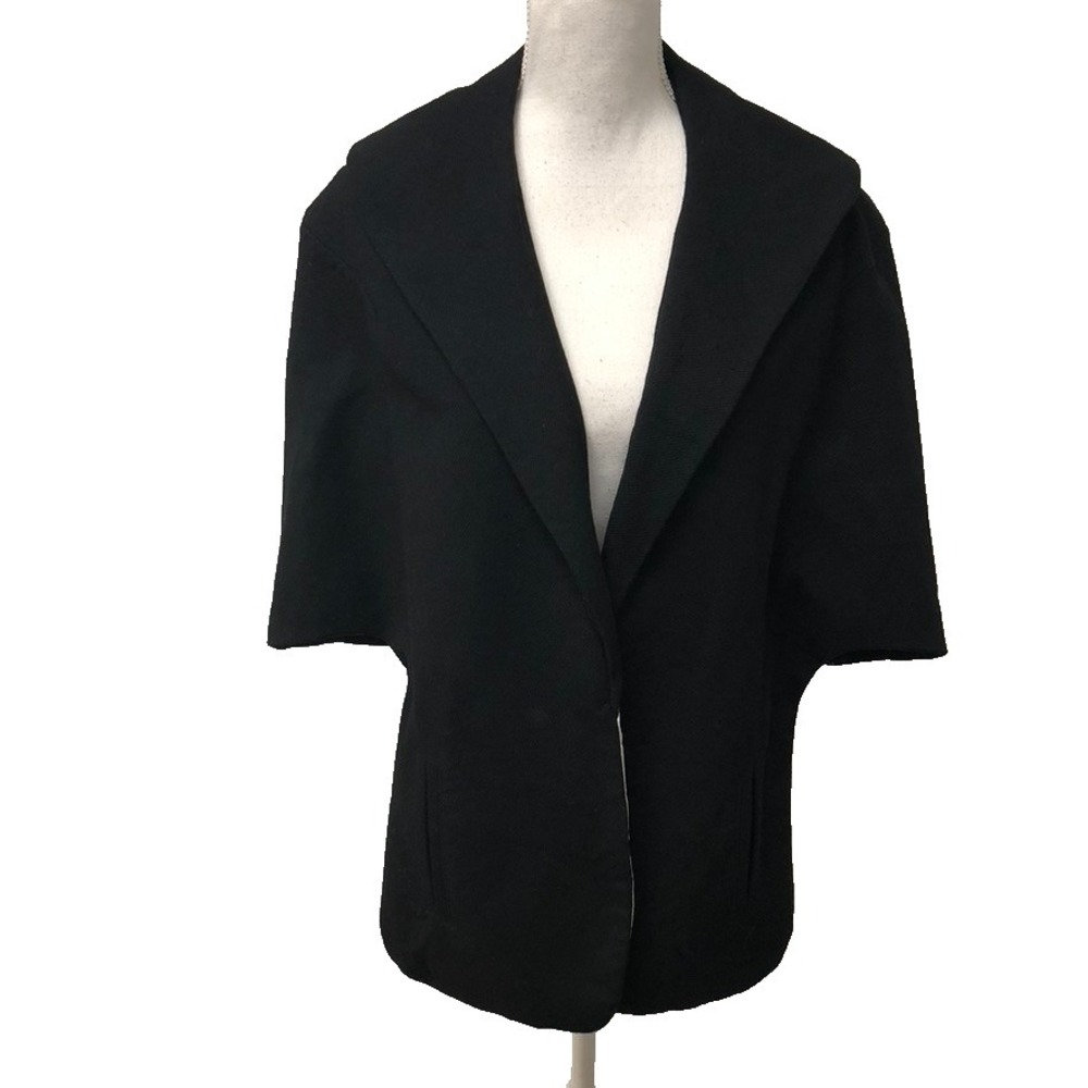 Marquise Wool Horse Riding Jacket Womens Small Black Equestrian Wrap Classic